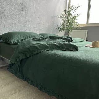 法式100%汉麻三件套床品柔软透气