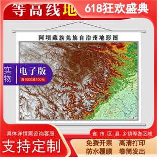 新款定制地形图等高线电子版3D效果制作cad线路图pdf格式等