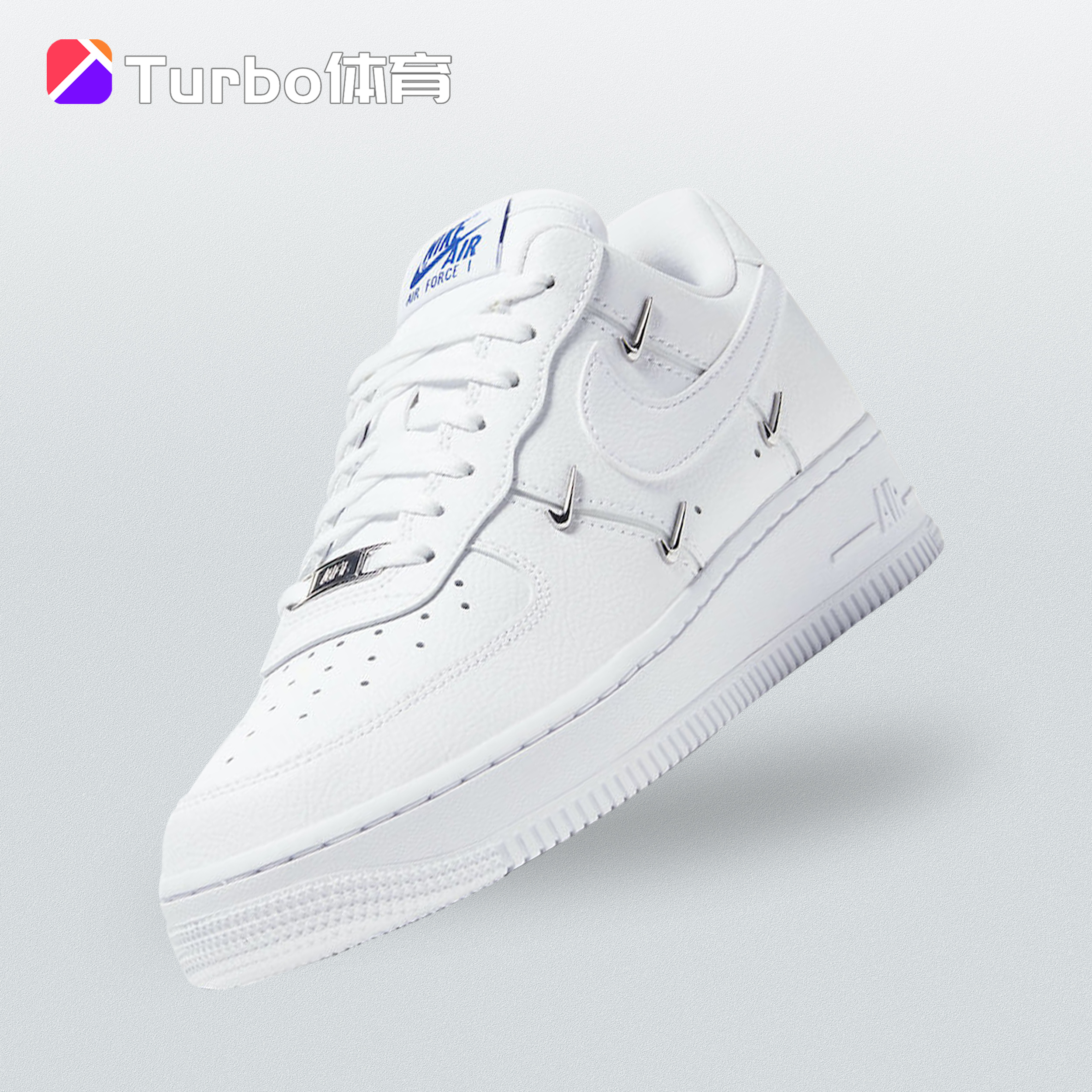 Nike Air Force 1 泫雅同款四钩白蓝空军一号休闲板鞋 CT