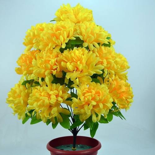 花仙阁仿真菊花清明花朵全套高级18成品菊纪念手工前新款假花高档