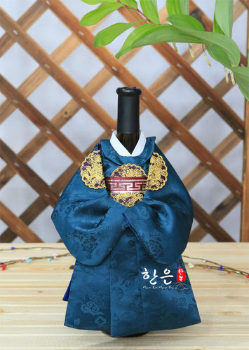 韩国原装进口洋酒衣服/葡萄酒韩服/酒瓶衣服/摆设韩服/HE-WW1017