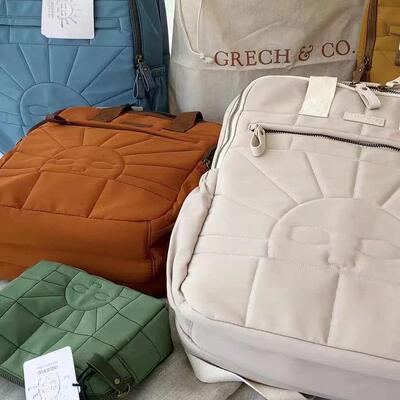 清仓丹麦Grech Co儿童双肩包斜挎包笔袋妈咪包成人化妆包运动背包