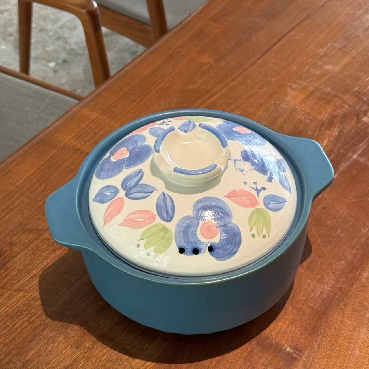 姆明moomin家用砂锅汤锅耐高温陶瓷炖锅火锅煲仔饭沙锅锂辉石