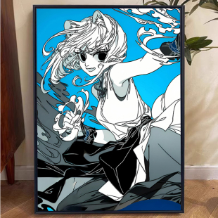 饰画送朋友 非人哉九月小玉钻石画手工diy贴钻画十字绣客厅卧室装