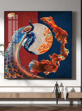 新中式轻奢古典钻石画满钻玄关