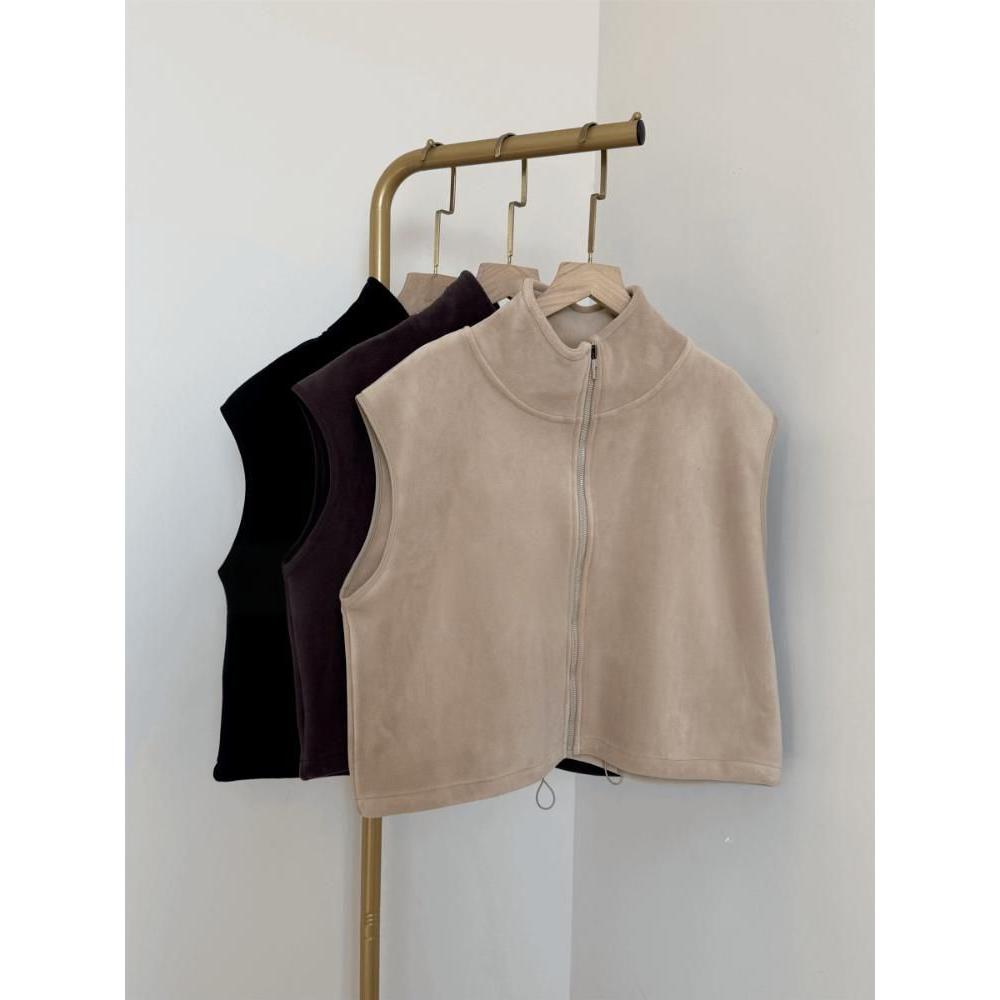 舞蹈服马甲练功服上衣外套成人女秋冬季跳舞保暖开衫