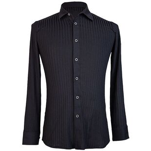 拉丁舞服男士舞蹈服上衣摩登舞成人舞蹈练功服衬衫DA799