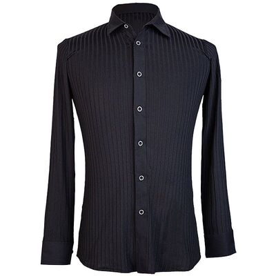 拉丁舞服男士舞蹈服上衣摩登舞成人舞蹈练功服衬衫DA799