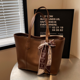 高级感大包包女2025新款 大容量单肩手提包复古上班通勤托特包 时尚