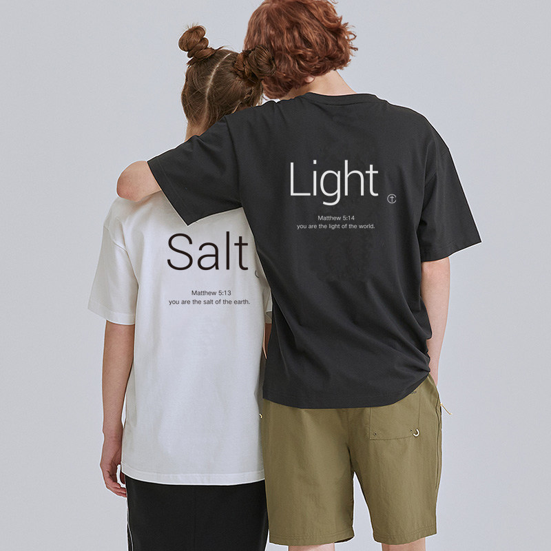 Light salt living room Original men and women pure cotton T-shirt lovers Confidante The Light Salt of the Worldin the Women's clothing/Boutique , T-shirt  category - from Buy2taobao.com to provide professional Taobao agent buy service