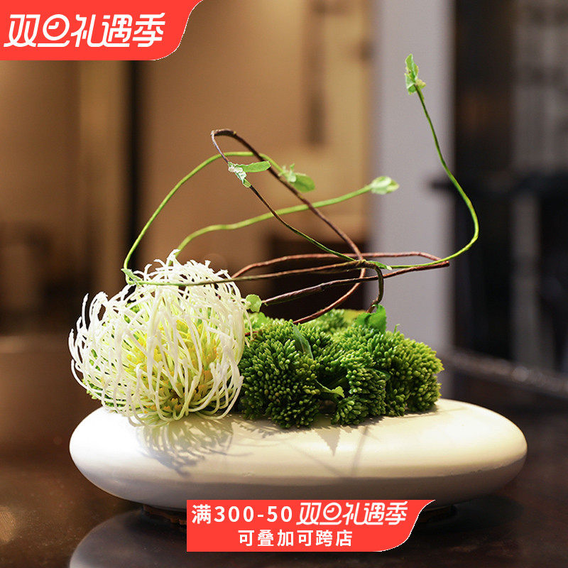 北欧米仔果针垫帝王仿真花艺套装酒店茶几卫浴床头柜餐桌软装花卉