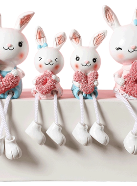 可爱风情侣吊脚娃娃卧室装饰品