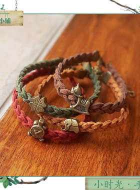 卡通动物日系文艺范手环