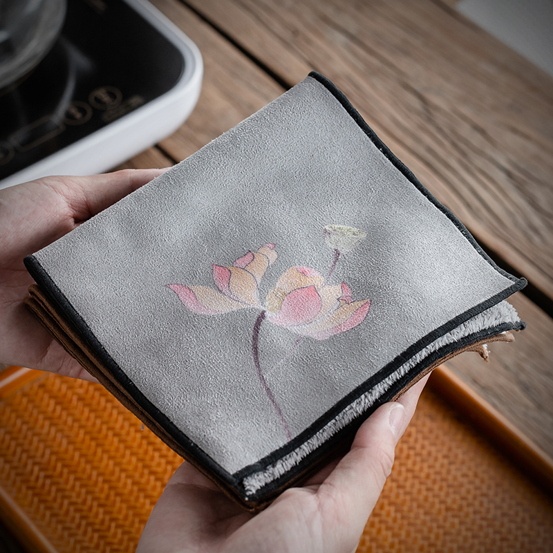 双面毛绒加厚吸水茶巾