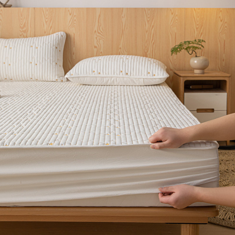 加厚防水防尿全棉水洗棉床笠儿童纯棉席梦思床套床罩床垫保护套子