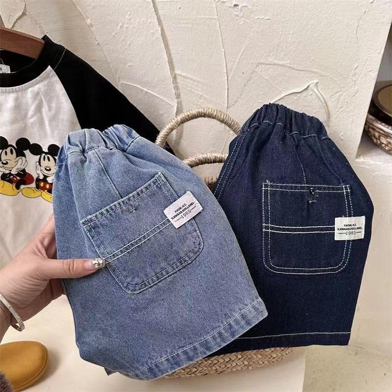 男童短裤夏季新款中小童韩版牛仔五分裤宝宝百搭洋气牛仔短裤潮