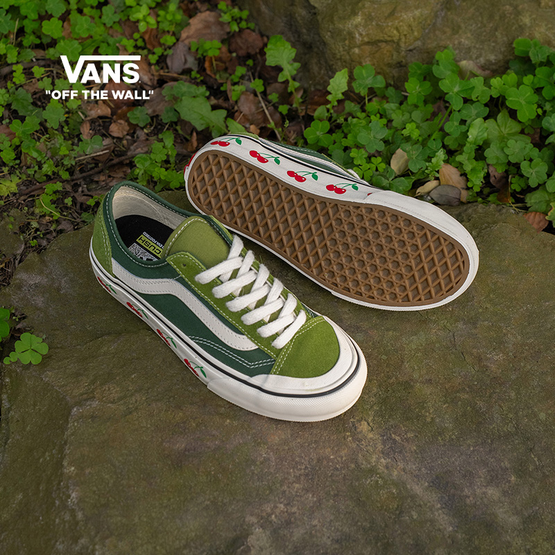 Vans范斯官方牛油果绿低帮板鞋