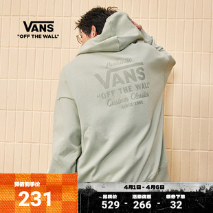 Vans范斯官方 休闲 男女情侣连帽卫衣美式