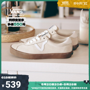 Sport Vans范斯官方 T头鞋 开门红 Low白色牛筋底男女德训鞋