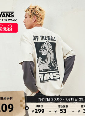 Vans范斯官方男女情侣短袖T恤