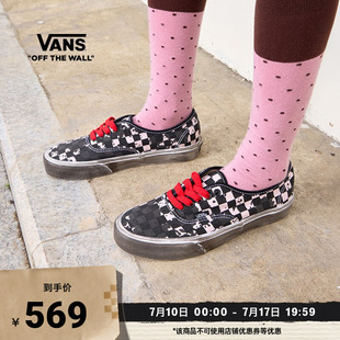 Vans范斯官方 Authentic棋盘格轻便脏脏鞋男鞋女鞋帆布鞋