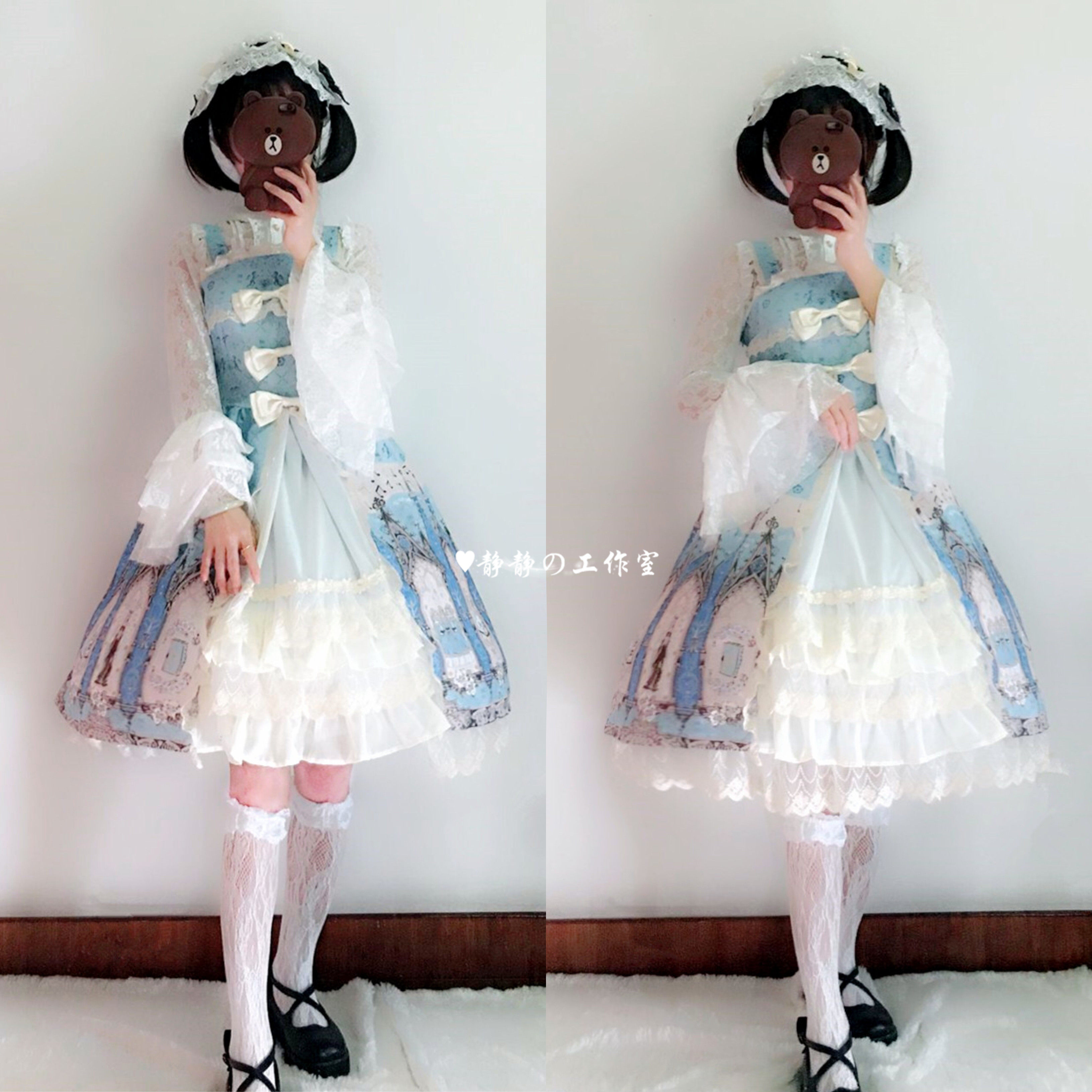 洛麗塔洋裝日常軟妹lolita連衣裙JSK少女學生日系蘿莉二次元cos服在類目 女裝/女士精品, 連衣裙中 - 來自Buy2taobao.com提供專業的淘寶代購服務