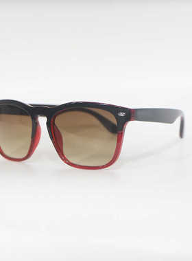 拼色TR90铆钉方形高质量镜框简约