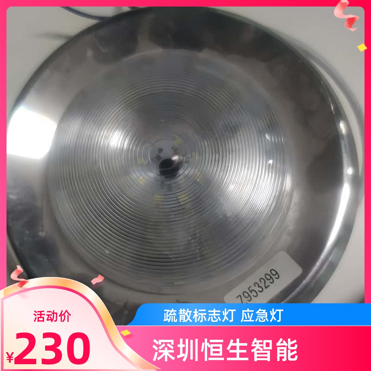 联名/适用恒生应急灯 HZ-ZFJC-E5W-LX/G 恒生智能