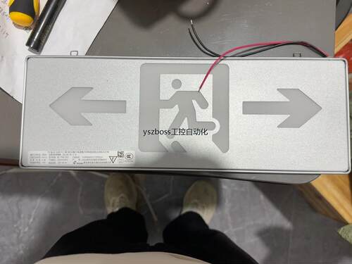 （议价）鼎信消防应急灯具D001K吊装双面双向应急标志灯具