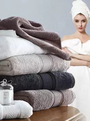 Bath towel Hotel-specific thickened cotton absorbent quick-drying adult cotton bath towel wrapped in body thickened big desire towel