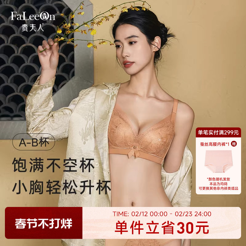 【浮光】贵夫人小胸聚拢内衣女收副乳防下垂秋上托胸罩调整型文胸