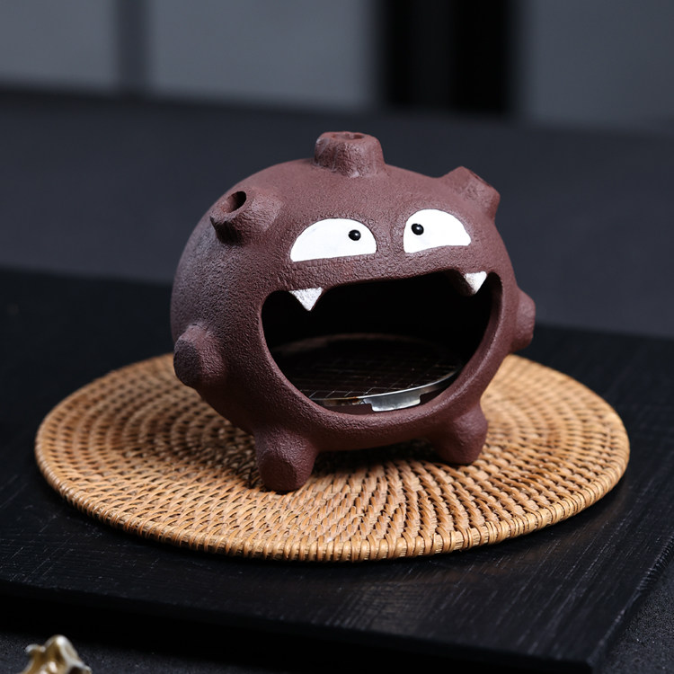 宜兴紫砂茶宠瓦斯弹香炉香薰精品