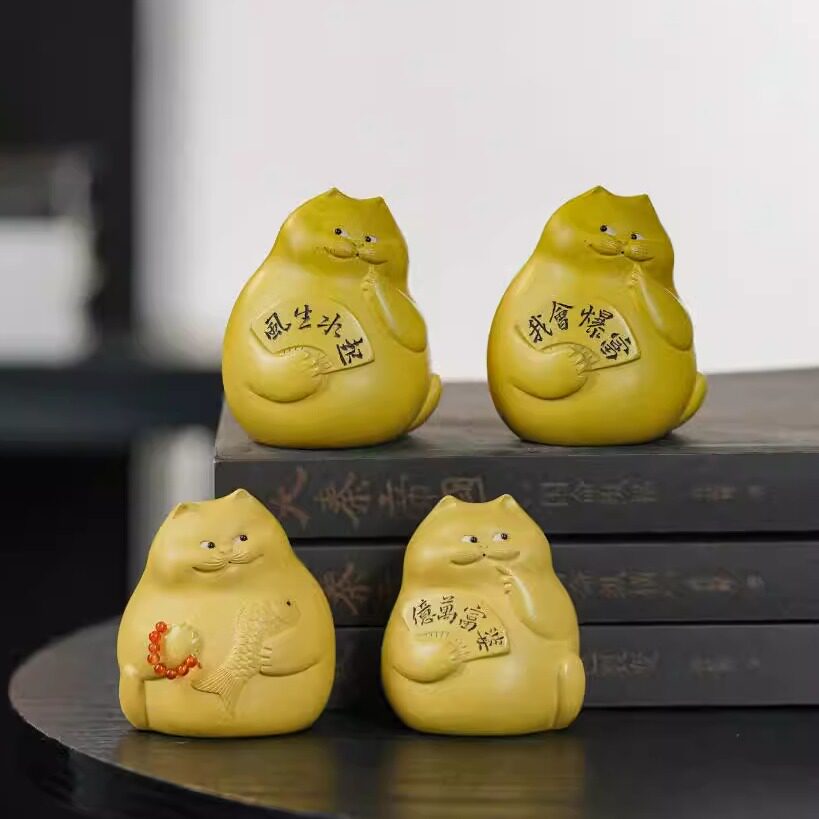 紫砂茶宠我会爆富亿万富翁精品