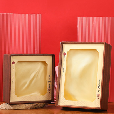 燕窝虫草海参西洋参石斛鱼胶木盒