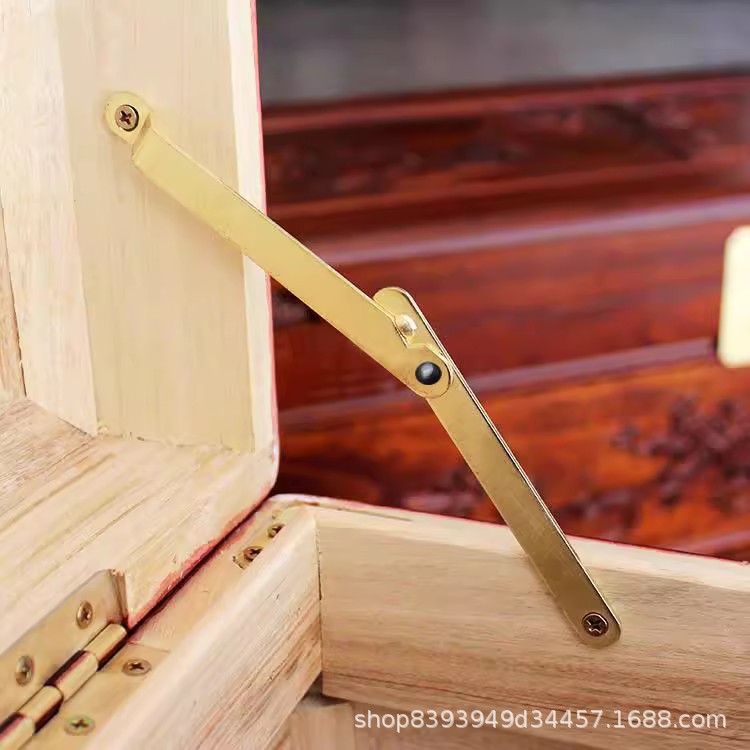 中式仿古古铜箱子支架家具铜配件