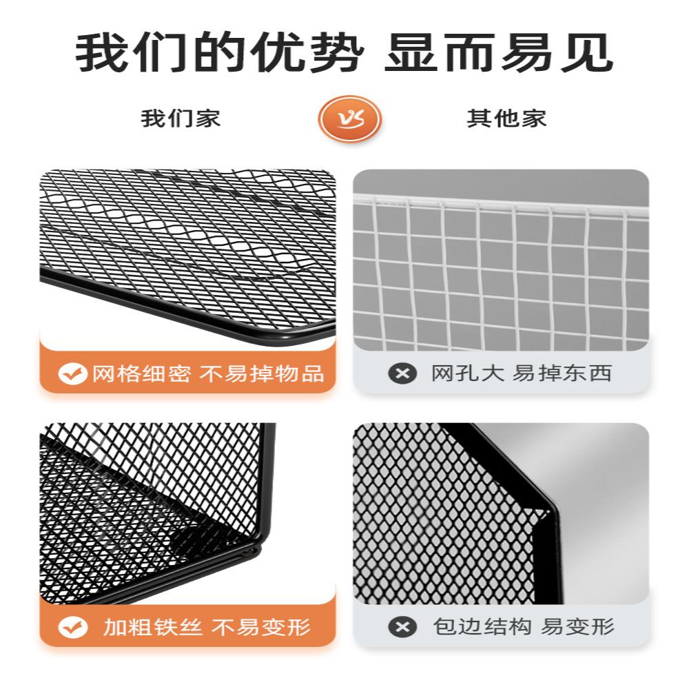 ft办公室桌面书架桌上多层置物架小型文件收纳架学生文具资料整理
