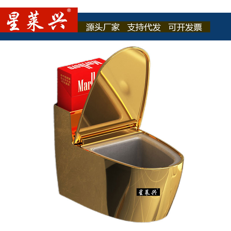 创意壁挂式马桶烟灰缸家用个性