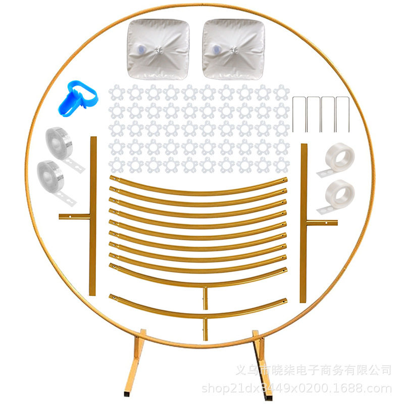 铁艺圆环气球拱门支架套装生日