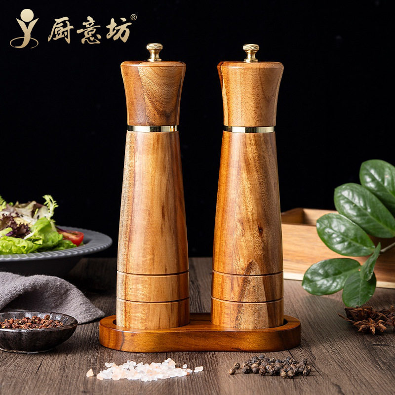 相思木胡椒研磨器手动黑胡椒粒