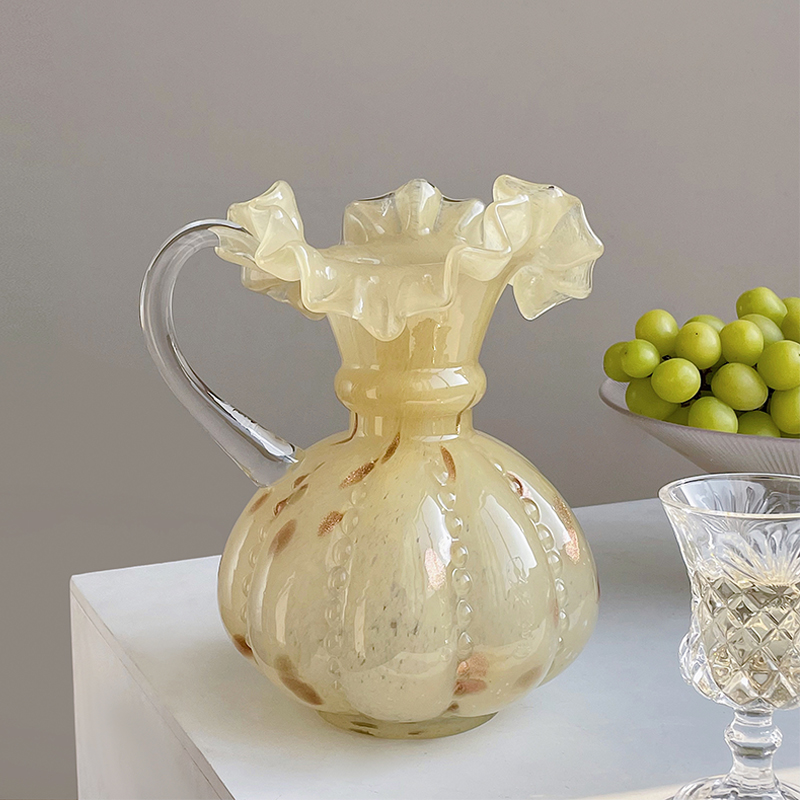 中古美式芬顿花瓶复古水培花器