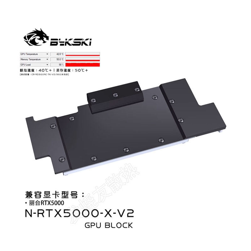 BykskiN-RTX5000-X-V2显卡冷头