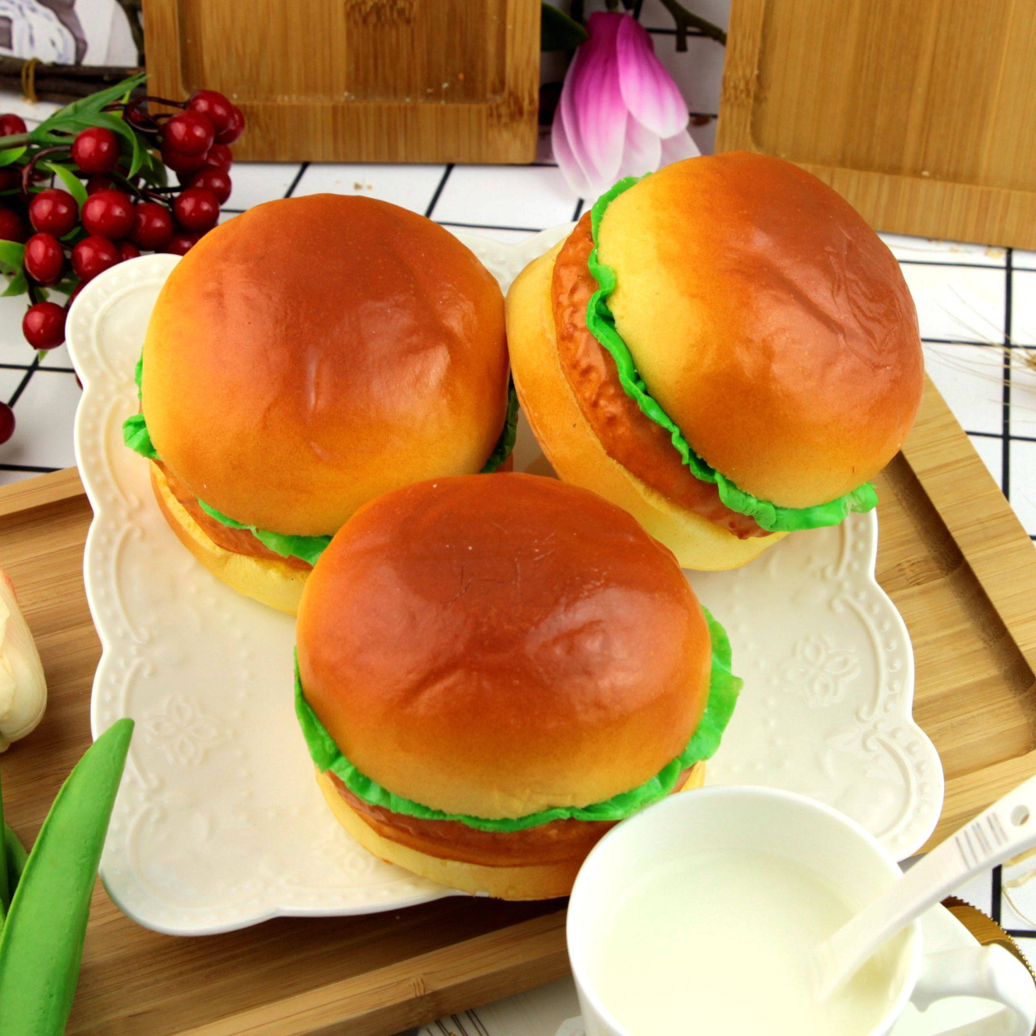 仿真汉堡包模型儿童认知面包食品道具冰箱橱柜家居装饰拍摄摆件,家居饰品,仿真水果,淘宝优惠券,粉丝福利购,淘宝优惠卷
