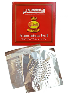 阿拉伯水烟锡纸 酒吧水烟专用易燃碳 加厚锡纸 有孔锡纸