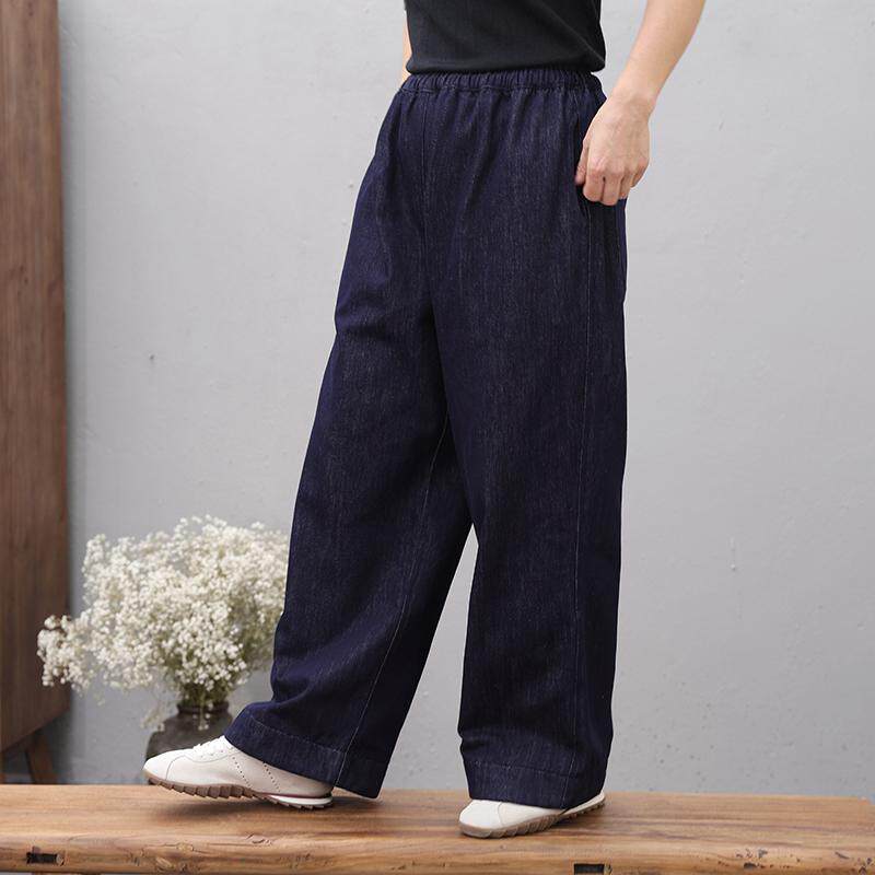 显瘦加绒冬季不掉色阔腿长裤