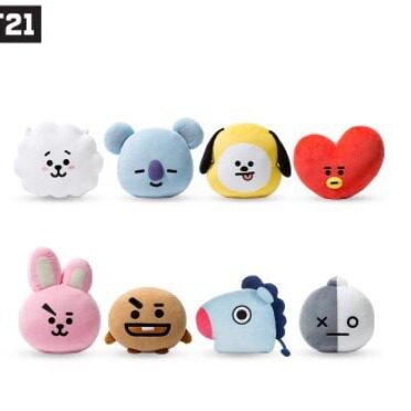 BT21防弹少年团抱枕公仔