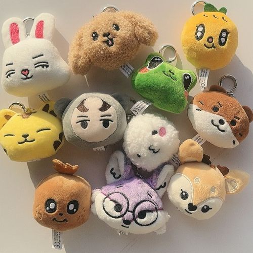 小17 SEVENTEEN miniteen 钥匙扣动物塑尹净汉 全圆佑 权顺荣娃娃