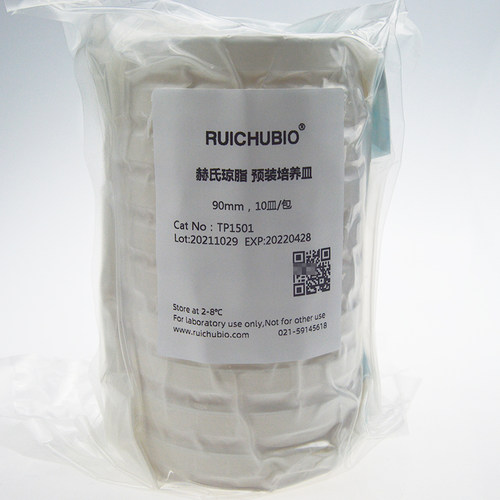瑞楚生物 赫氏琼脂 预装培养皿 TP1501 90mm 10皿 包