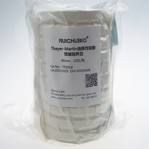 瑞楚生物Thayer-Martin选择性琼脂 预装培养皿90mm,10皿/包TP2018
