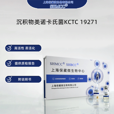 沉积物类诺卡氏菌KCTC19271 0代标准菌种冻干粉