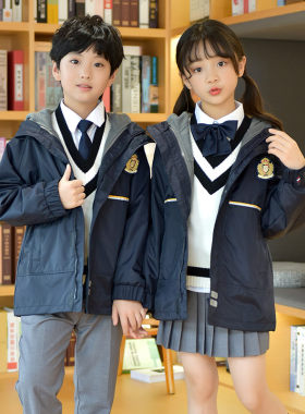 春秋冬季英伦学院风幼儿园园服
